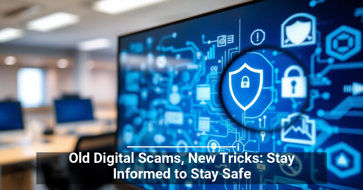Old Digital Scams, New Tricks: Stay Informed to Stay Safe