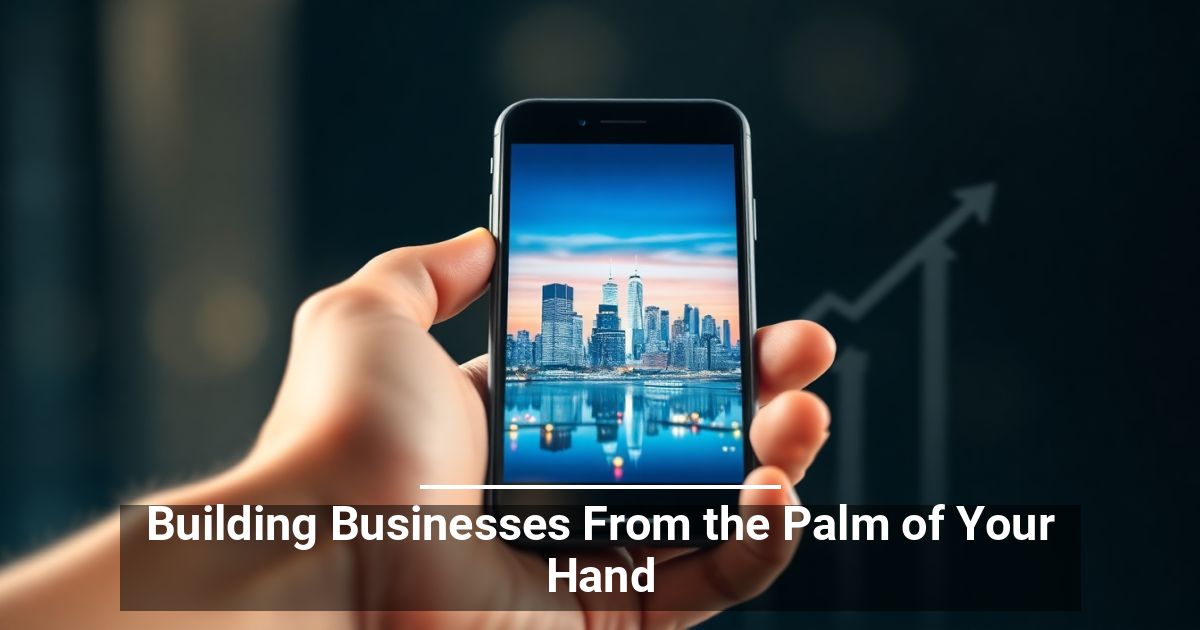 Building Businesses From the Palm of Your Hand
